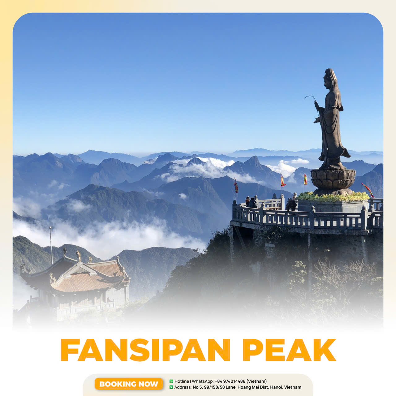 Day 3: Sapa – Fansipan Mountain Peak - Hanoi (Breakfast, Buffet Lunch)